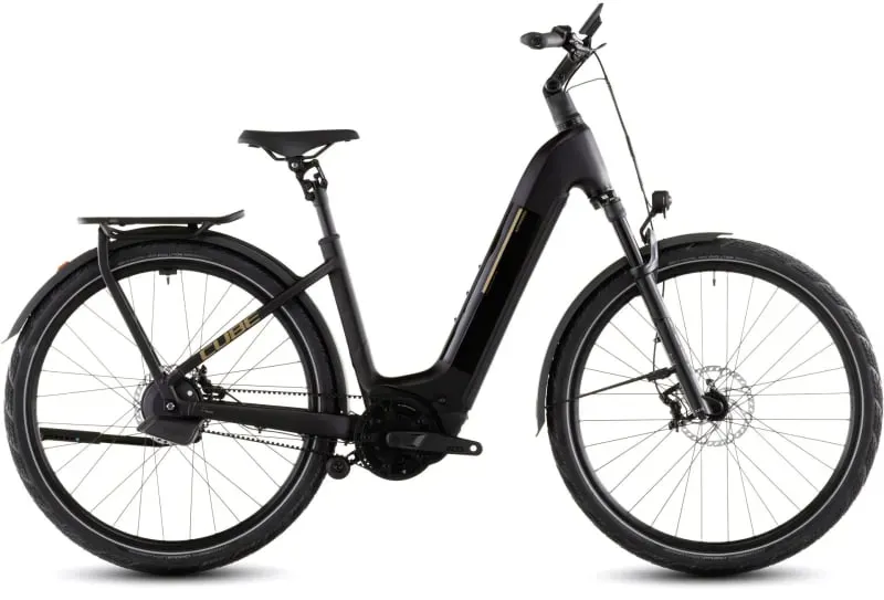2026 Cube Kathmandu Hybrid Comfort SLX 800 eHybrid Bike in Solareclipse/Gold-2