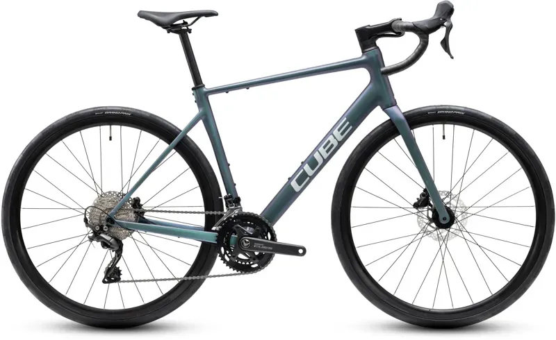 Cube Attain Race Road Bike in Glacier/Black