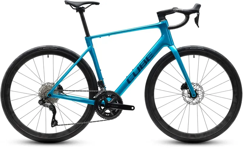 Cube Attain C:62 SLX Road Race Bike in Bali/Blue