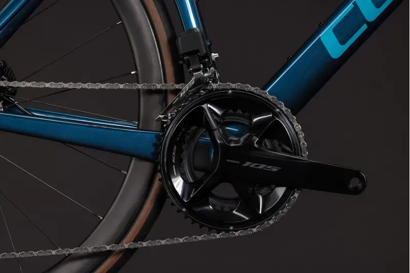 2027 Cube Agree C:62 One Road Bike in Midnight Teal/Sea-9