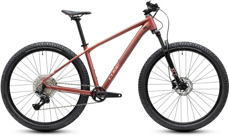 Cube Aim SLX Mountain Bike in Rusty Rose/Peach