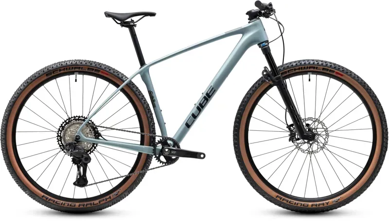 Cube Reaction C:62 Race Mountain Bike in Sea Grey/Black