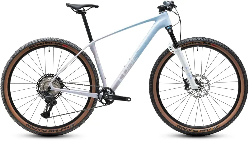Cube Reaction C:62 Race Mountain Bike in Blue Breeze/White