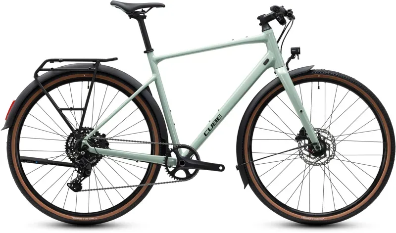 Cube Nulane Pro FE Gravel Bike in Aloegreen/Black