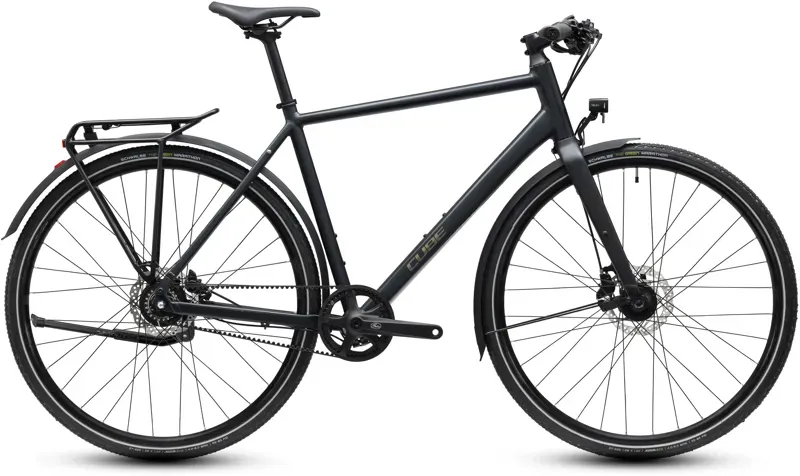 Cube Nulane Deluxe EXC FE Gravel Bike in Grey/Chrome