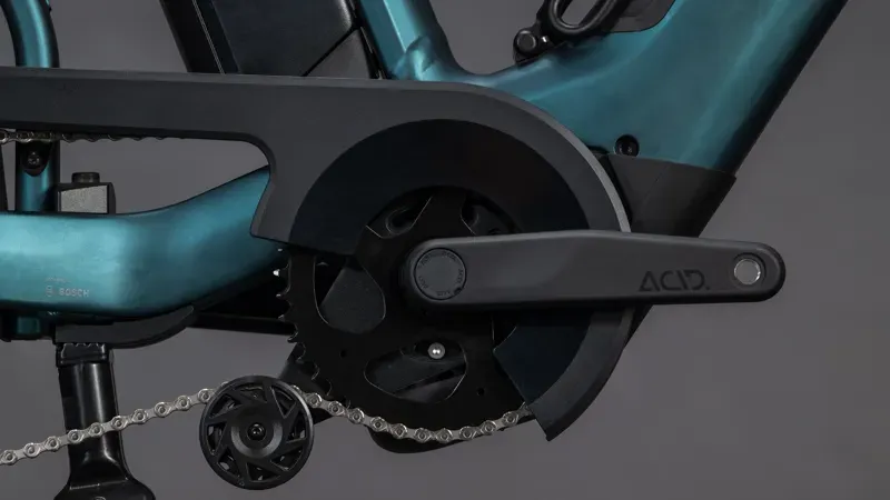 Cube Longtail Hybrid Family 800 eCargo Bike in Royal Green/Black-6