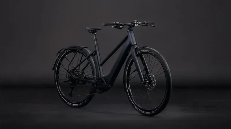 2026 Cube Editor Hybrid Pro 400x FE eHybrid Bike in Coal/Prism-1