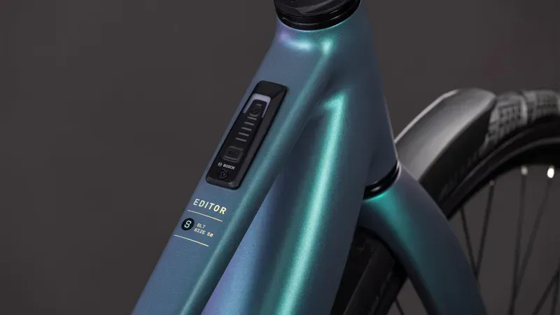 2026 Cube Editor Hybrid SLT 400x FE eHybrid Bike in Smaragd Grey/Prism-2