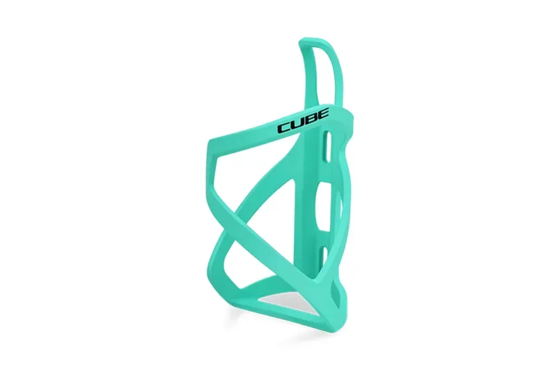 Cube Bottle Cage Hpp Left-Handed Sidecage In Matt Mint/Glossy Glack