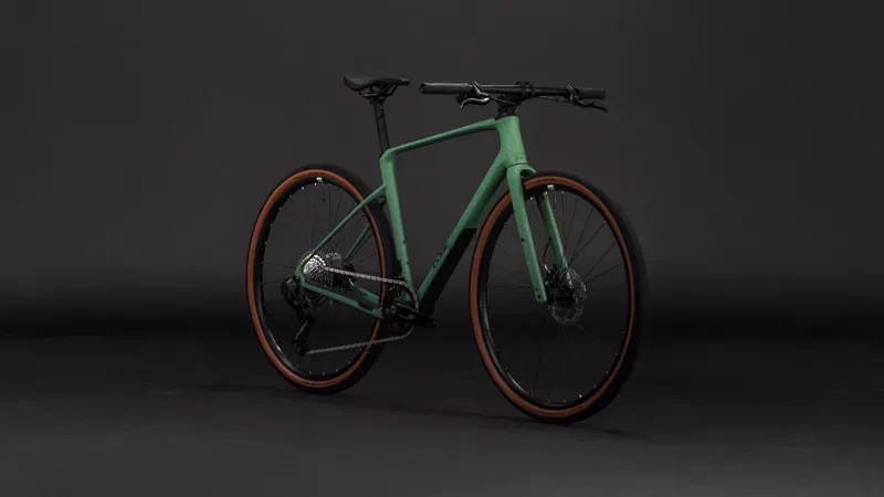2026 Cube Nulane C:62 SLT Gravel Bike in Green Smoothie/Green-1