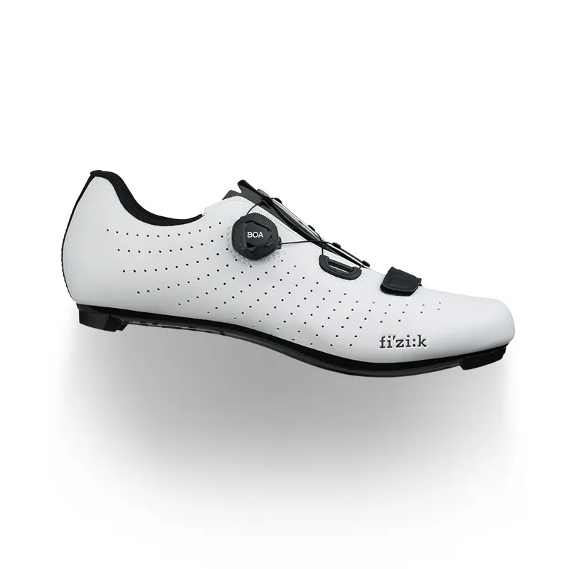 Fizik R5 Tempo Overcurve Road Shoe in White/Red