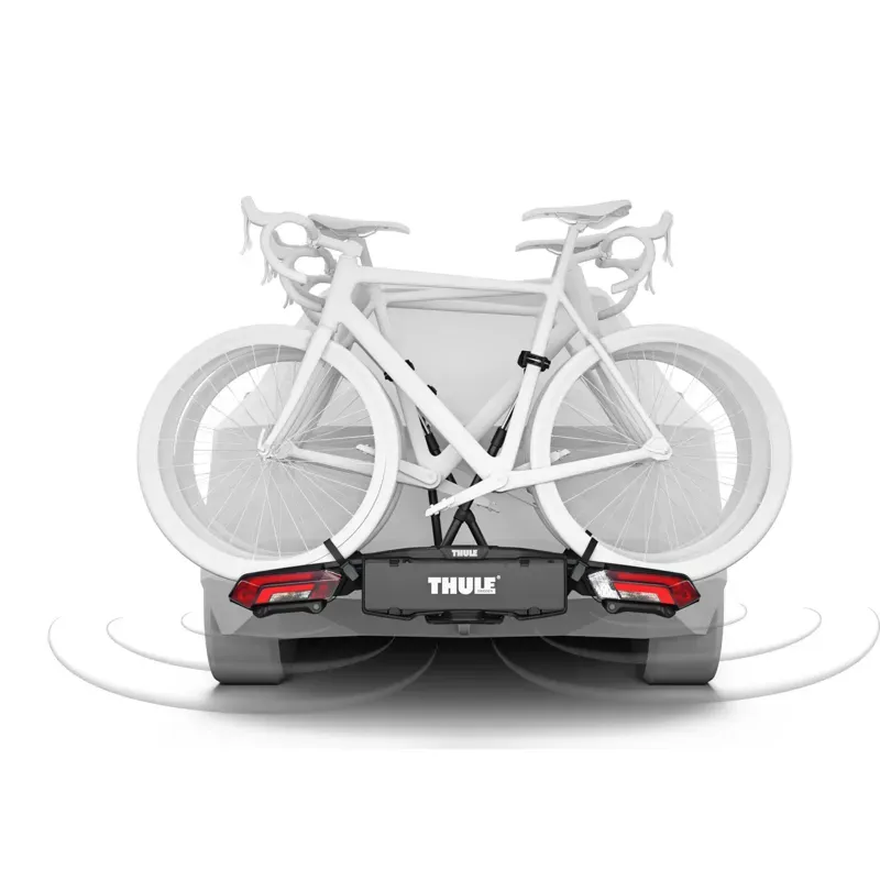 Thule Epos ParkSecure 3-Bike Towball Carrier in Black/Silver-7