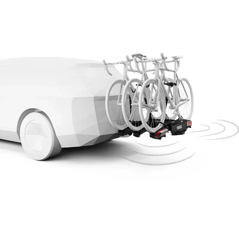Thule Epos ParkSecure 3-Bike Towball Carrier in Black/Silver-8