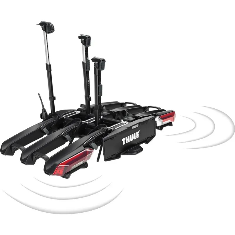 Thule Epos ParkSecure 3-Bike Towball Carrier in Black/Silver-5