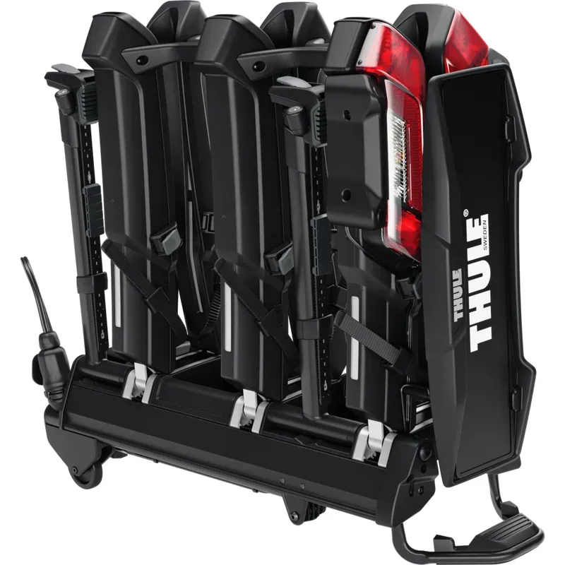 Thule Epos ParkSecure 3-Bike Towball Carrier in Black/Silver-1