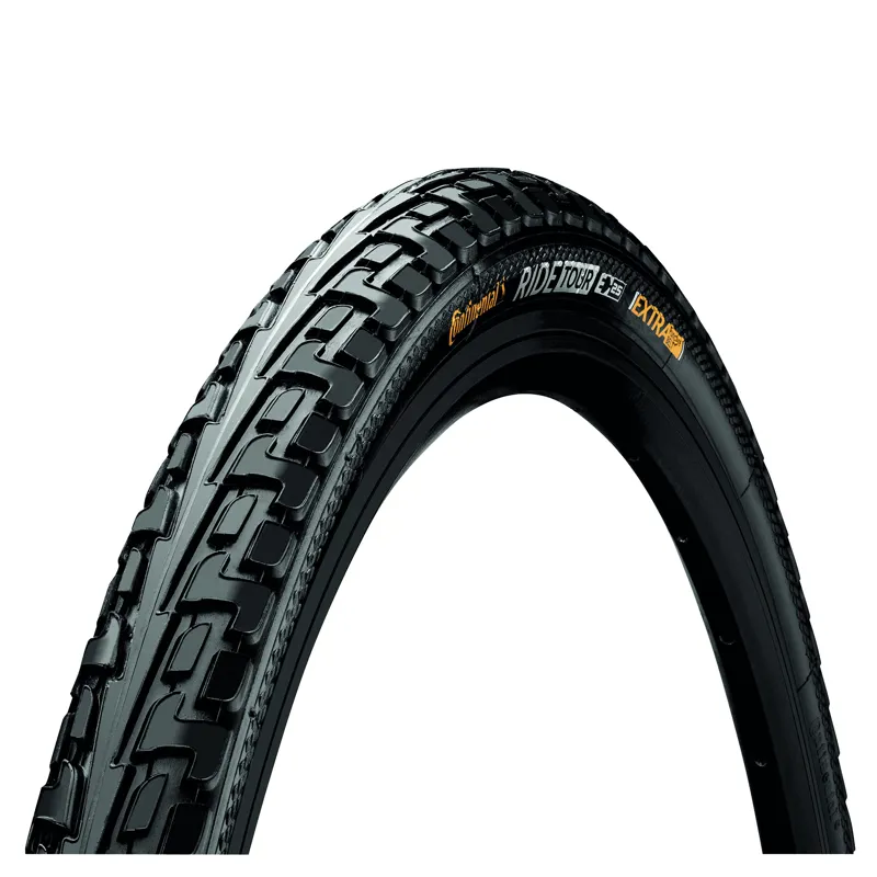 Continental Ride Tour Tyre - Wire Bead - Black
