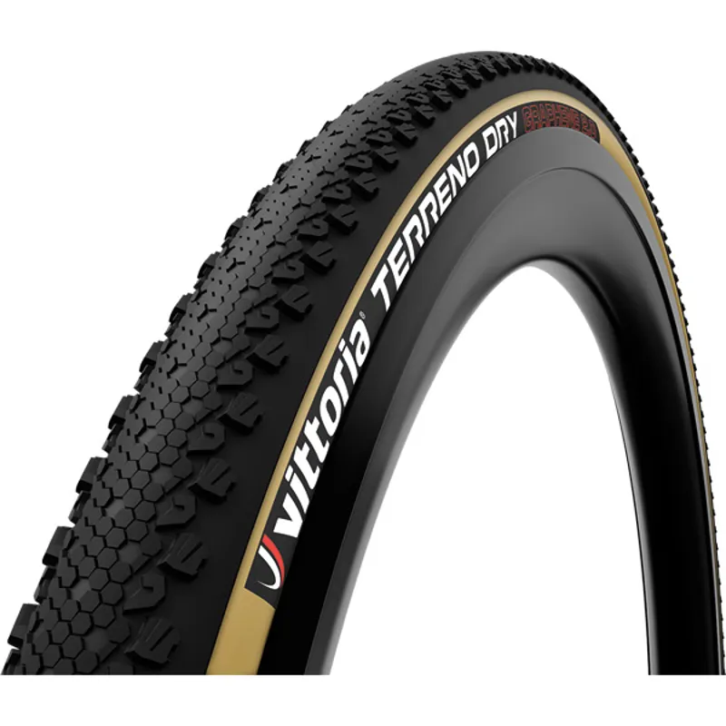 Vittoria Terrano Dry - Gravel Tyres - Tan / Black