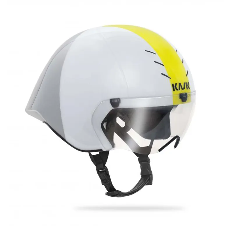 Kask Mistral - Time Trial Helmet - White / Silver