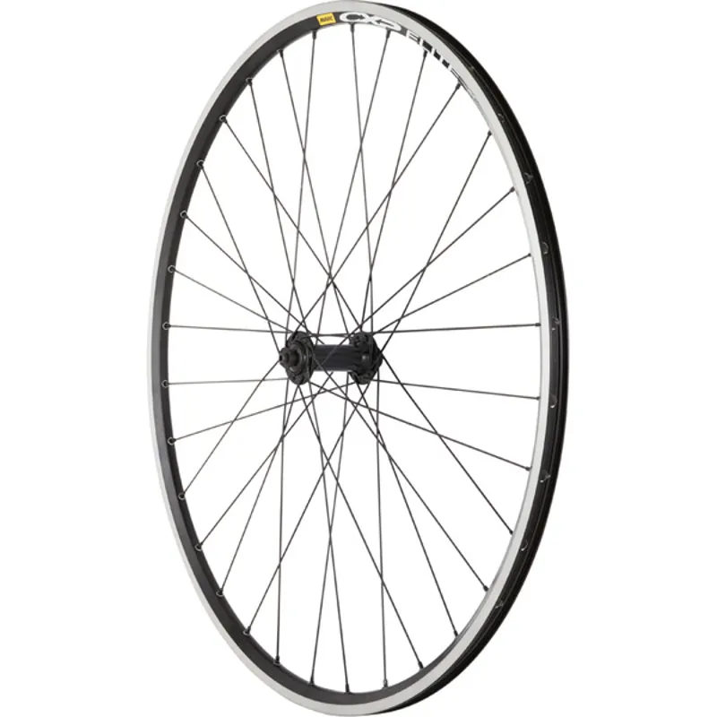 Shimano RS400 Q/R / Mavic CXP Elite 700C 32h black / DT Swiss PG spokes / Front-1