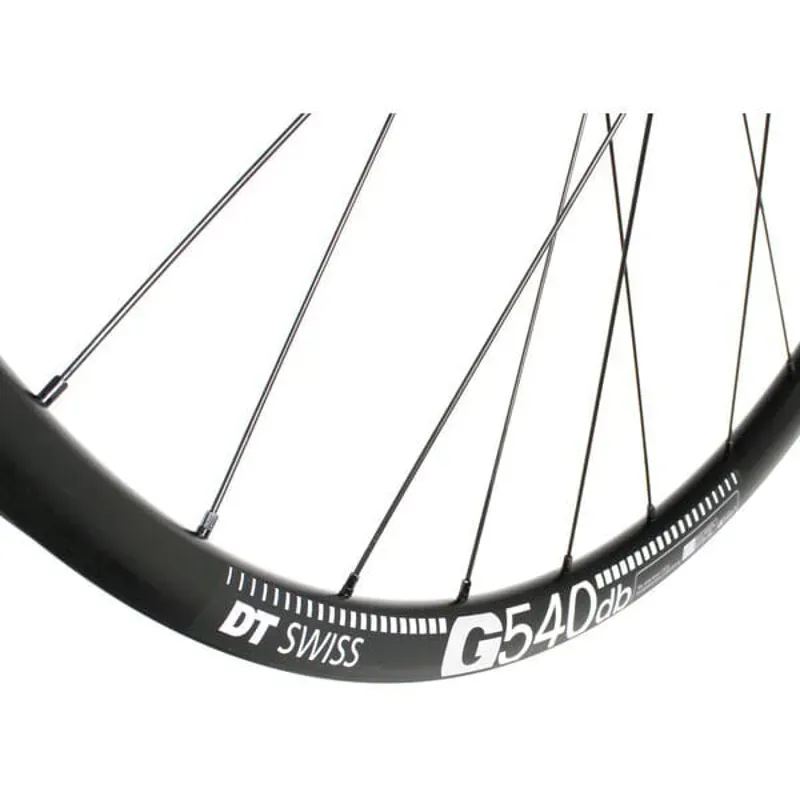 MPART Gravel Front Wheel DT 370 CL Hub G 540 Rim TLR black 700c -3