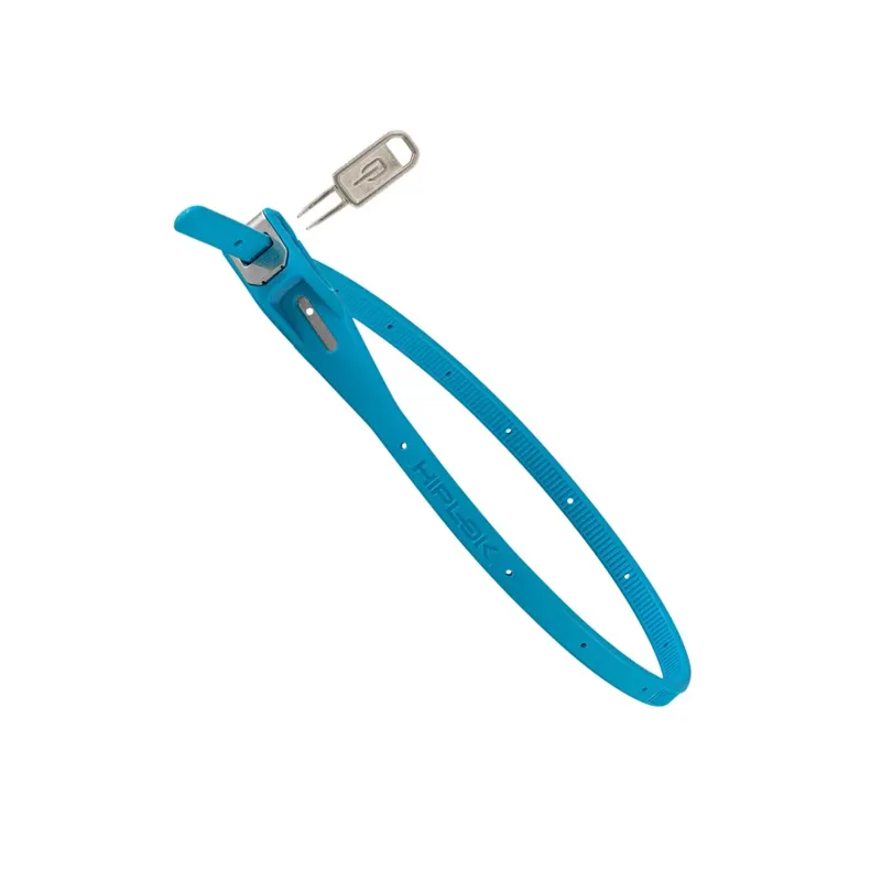 Hiplok Z-Lok - 40cm Single Armoured Reusable Tie - Cyan