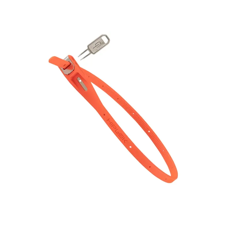Hiplok Z-Lok - 40cm Single Armoured Reusable Tie - Orange